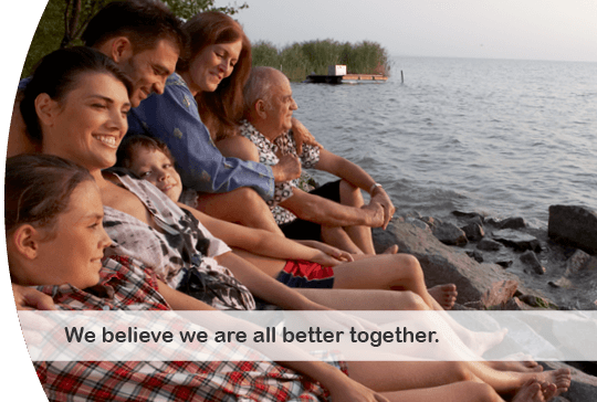 We belive we are all better together.