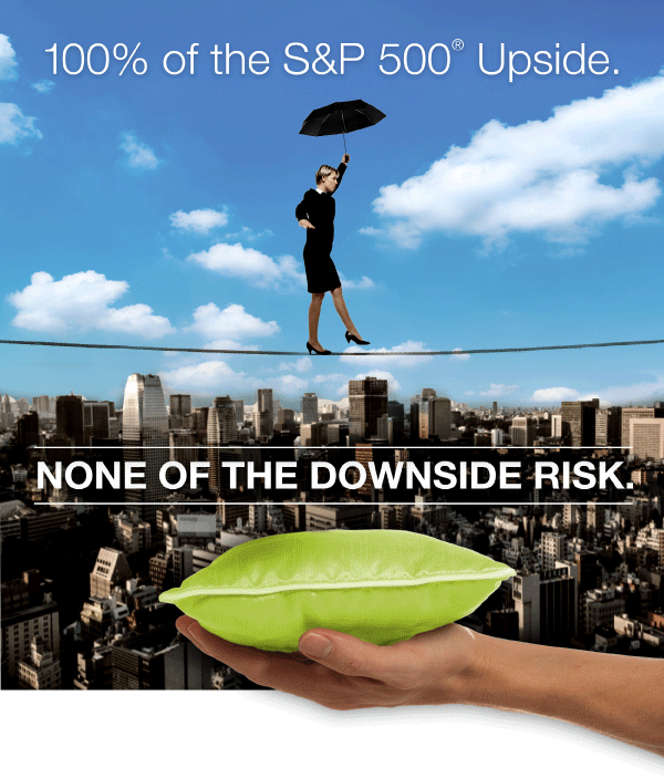 100% of the S&P 500 Upside. None of the Downside Risk.