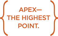 APEX-THE HIGHEST POINT.