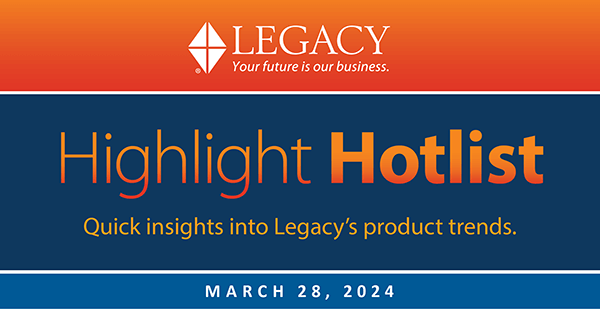 Quick insights into Legacy's product trends.